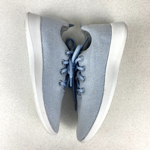 AllBirds Wool Runners Light Blue 9 - Picture 7 of 9